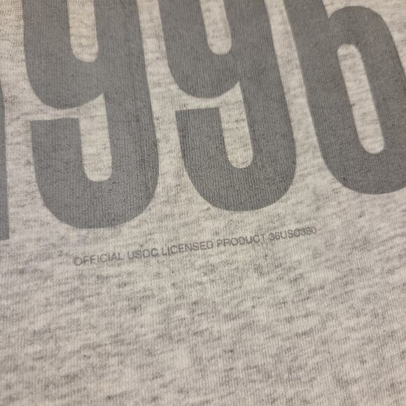 Vintage Atlanta Olympics T Shirt Hanes XXL 90s NOS 1996 Track Field Hurdles Rare - Picture 8 of 10